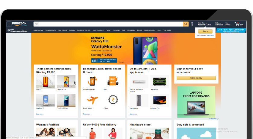 eCommerce Website Like Amazon / eBay