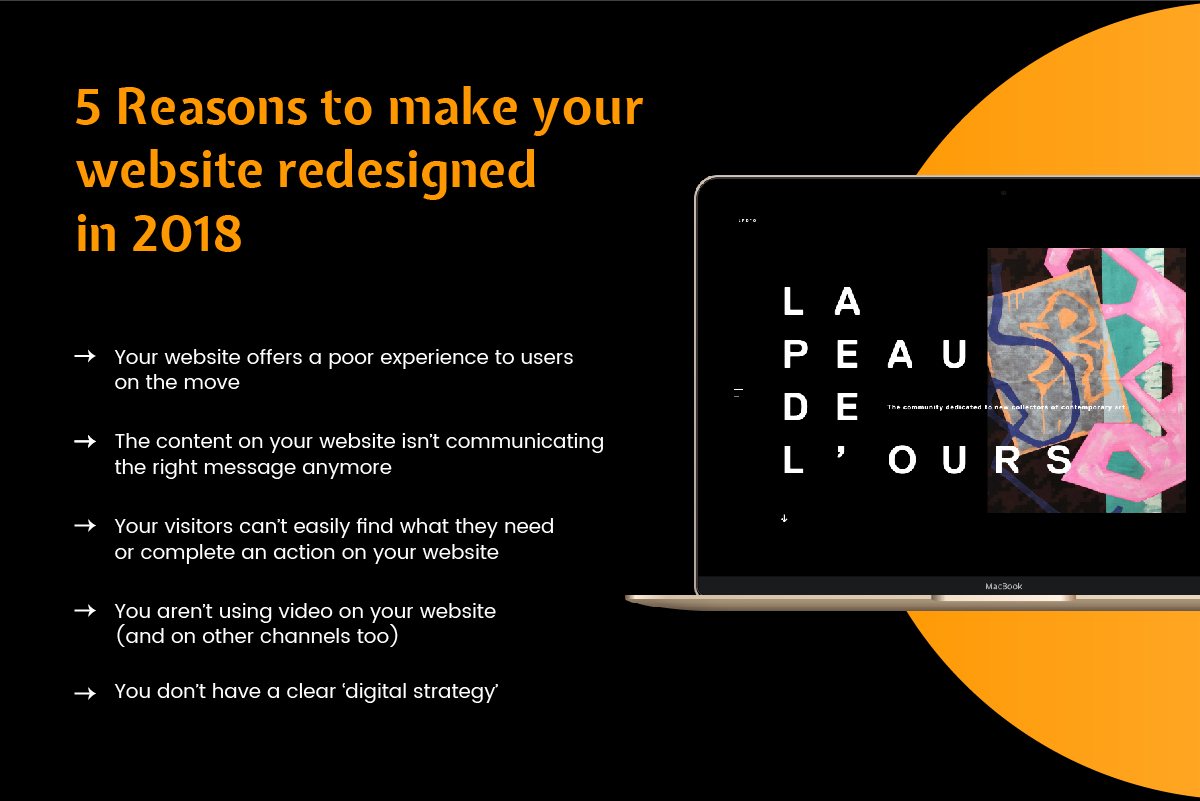 5 reasons to make your website redesigned in 2018